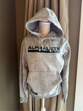 Alphalete Gray Hooded Sweatshirt